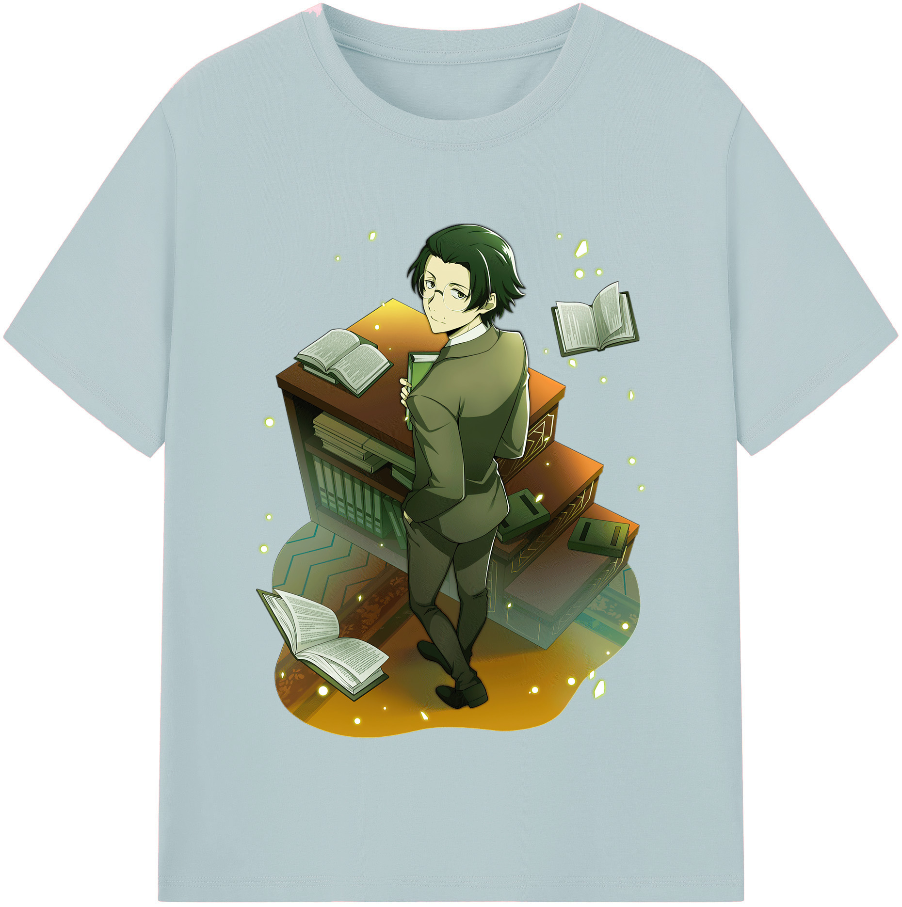 （画像用） 文豪ストレイドッグス Bungo Stray Dogs 綿100％半袖Tシャツ（フロントプリント）